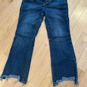 Judy Blue Dark Blue Women's Cropped Bootcut Jeans 11/30